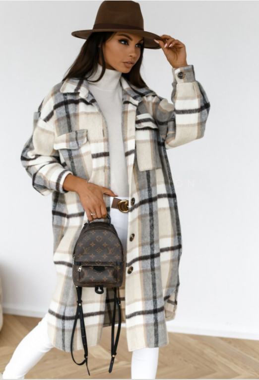 Dropped Shoulder Duster Coat